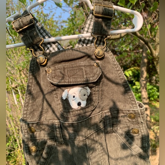 Gymboree Infant Puppy Dog Corduroy Overalls - Picture 2 of 5